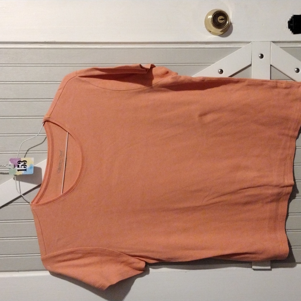 Coldwater creek coral color shirt